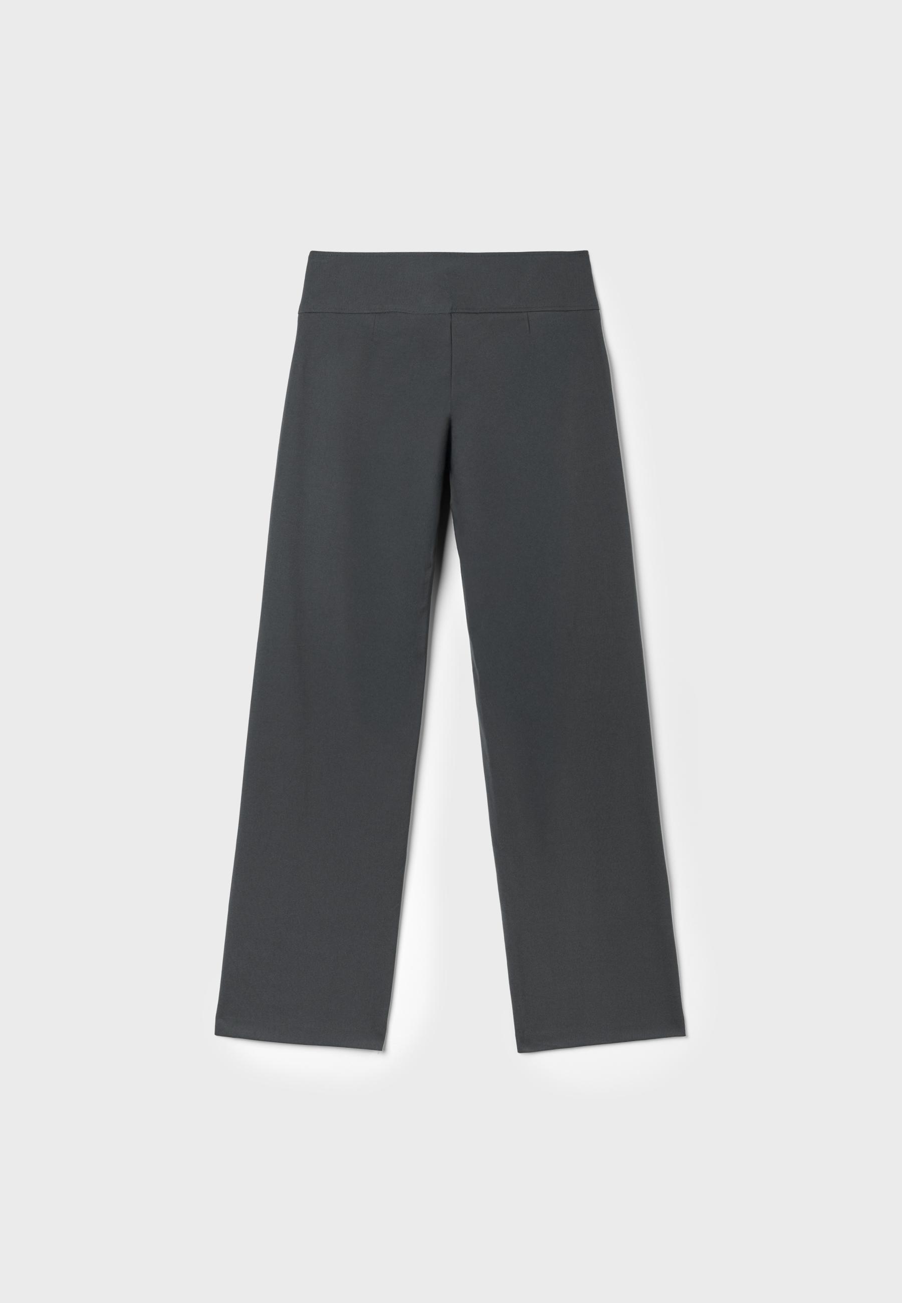 Stradivarius Toka detaylı straight fit pantolon görsel 2