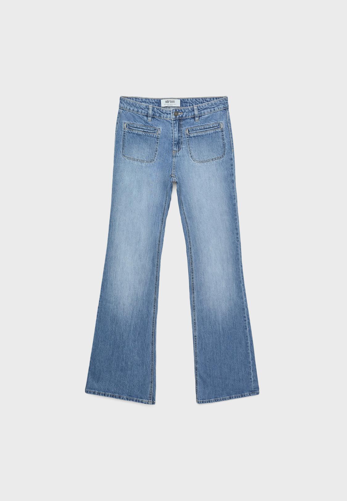 Mezclilla Stradivarius Tejanos Stradivarius Jean Mujer Flared