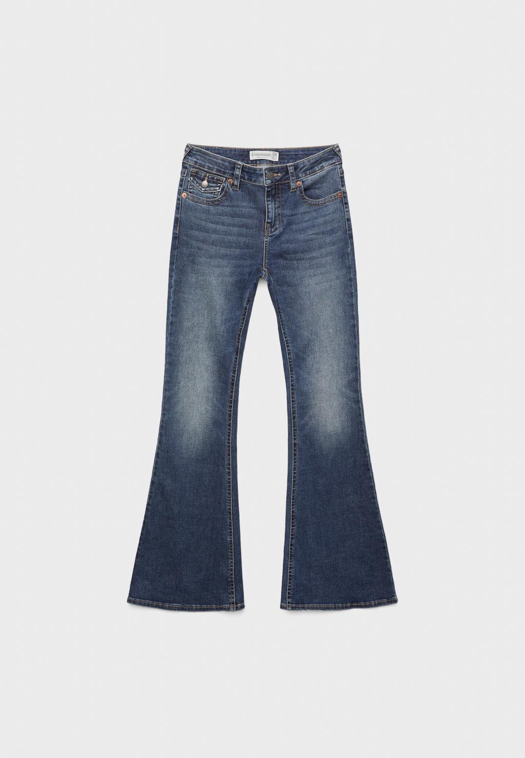 D04 Jeans flare low waist