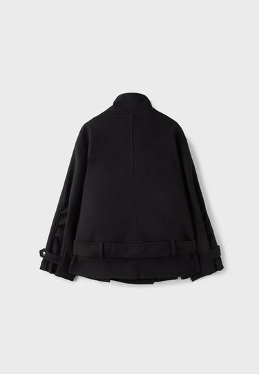 High neck buttoned jacket — Black 8
