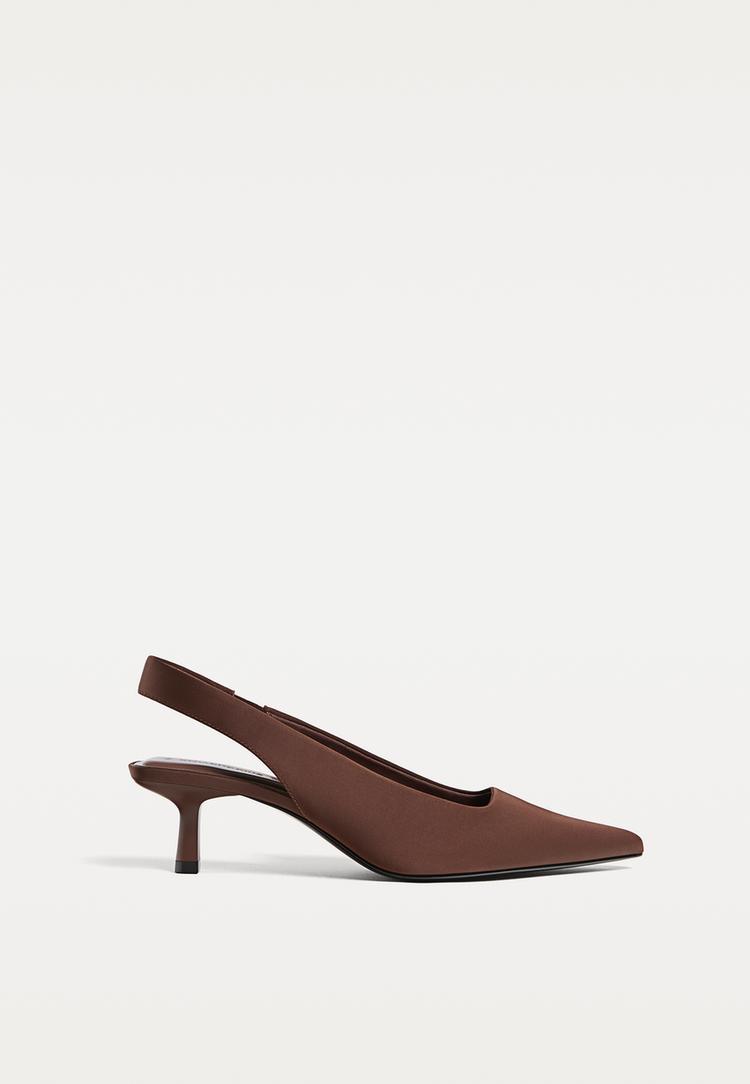 scarpe kitten aperte sul tallone