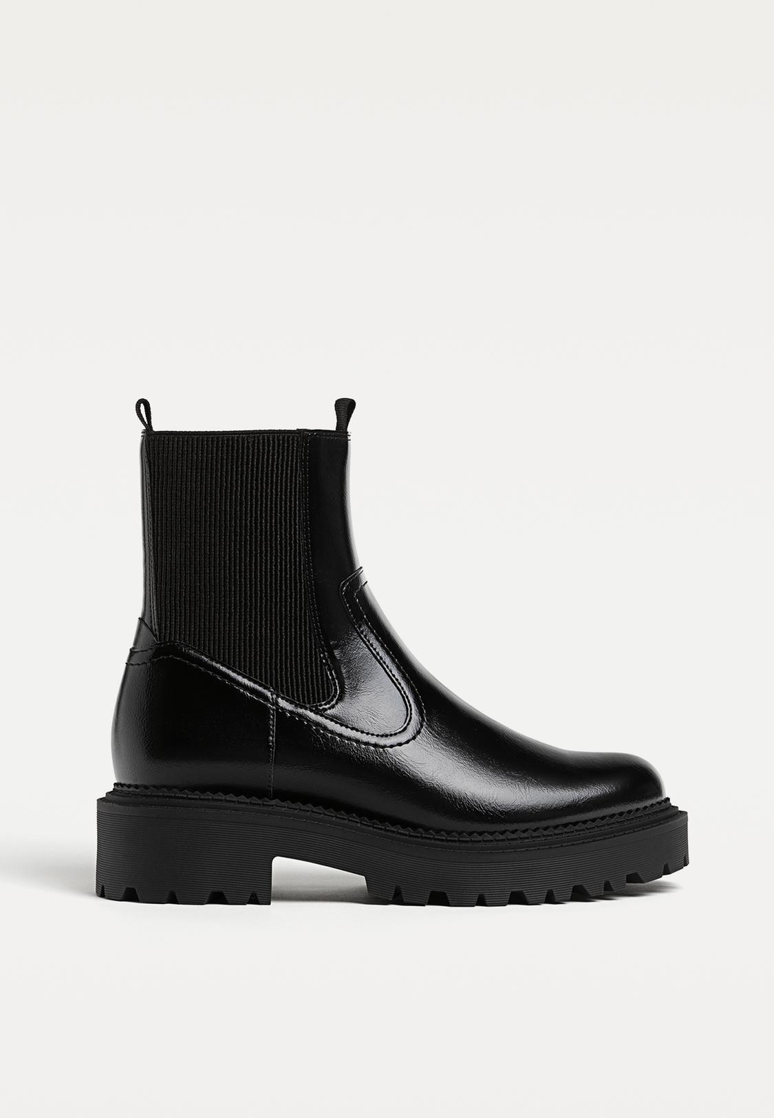 Bershka Botines Planos Zara Mujer Botines Negros Botines Planos