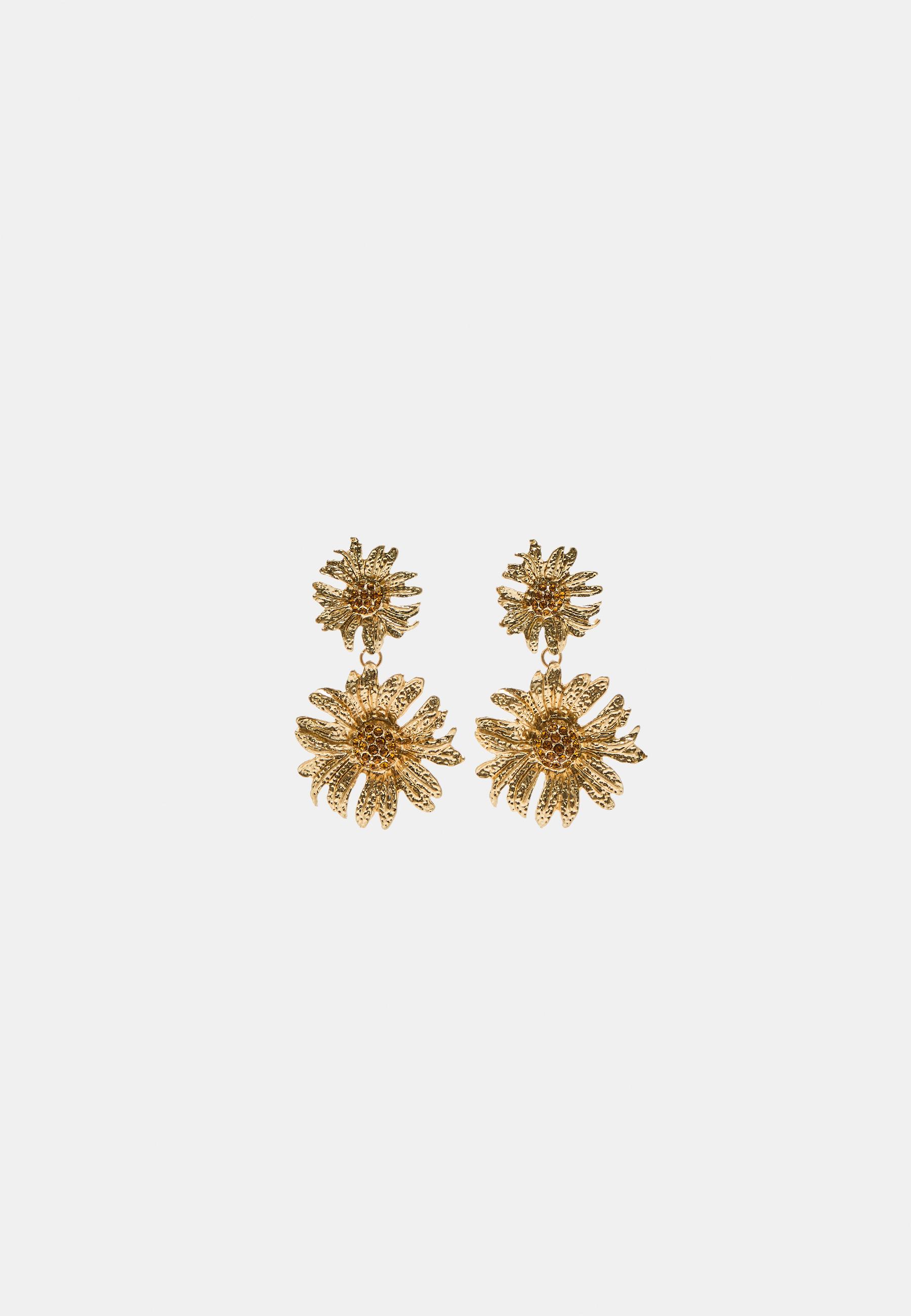 [PRIMAUTE] 少女時代スヨン着用☆UNBAL FLOW Earrings Gold Abstract Dangling Earrings | Ko Moon-Young - It's Okay