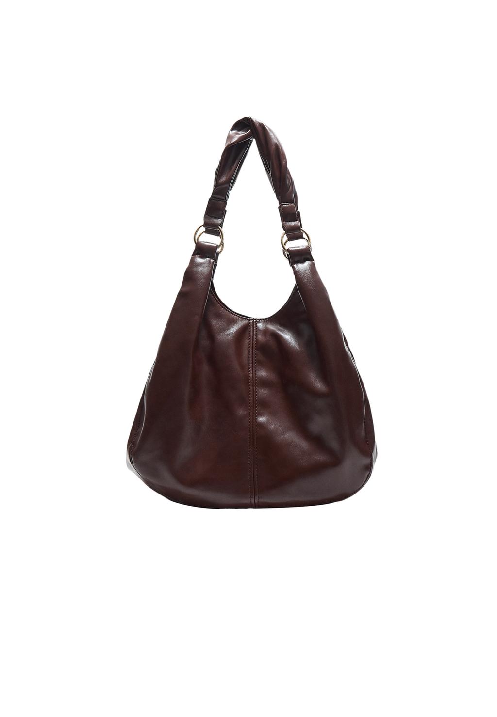 Bolso asa efecto piel