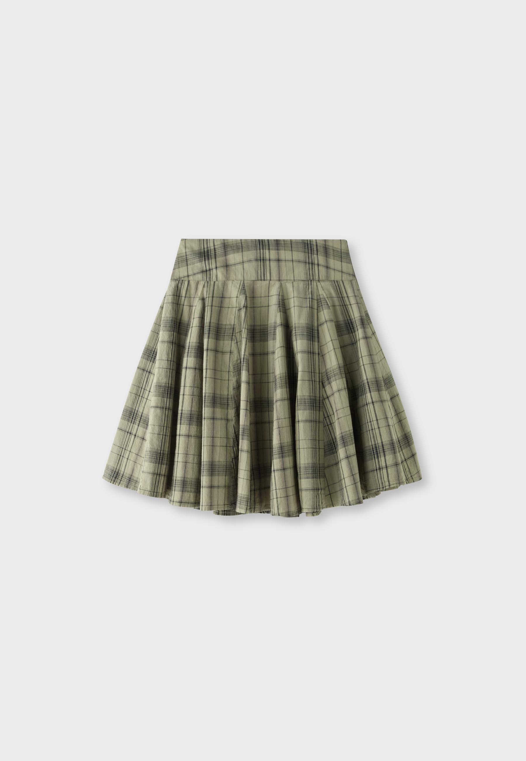 Falda mini godets