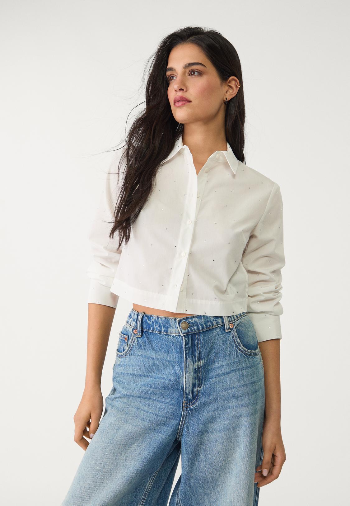 Sleeve Blusas Floryday 2020 Jeans Blusas Blancas Floryday Blusas