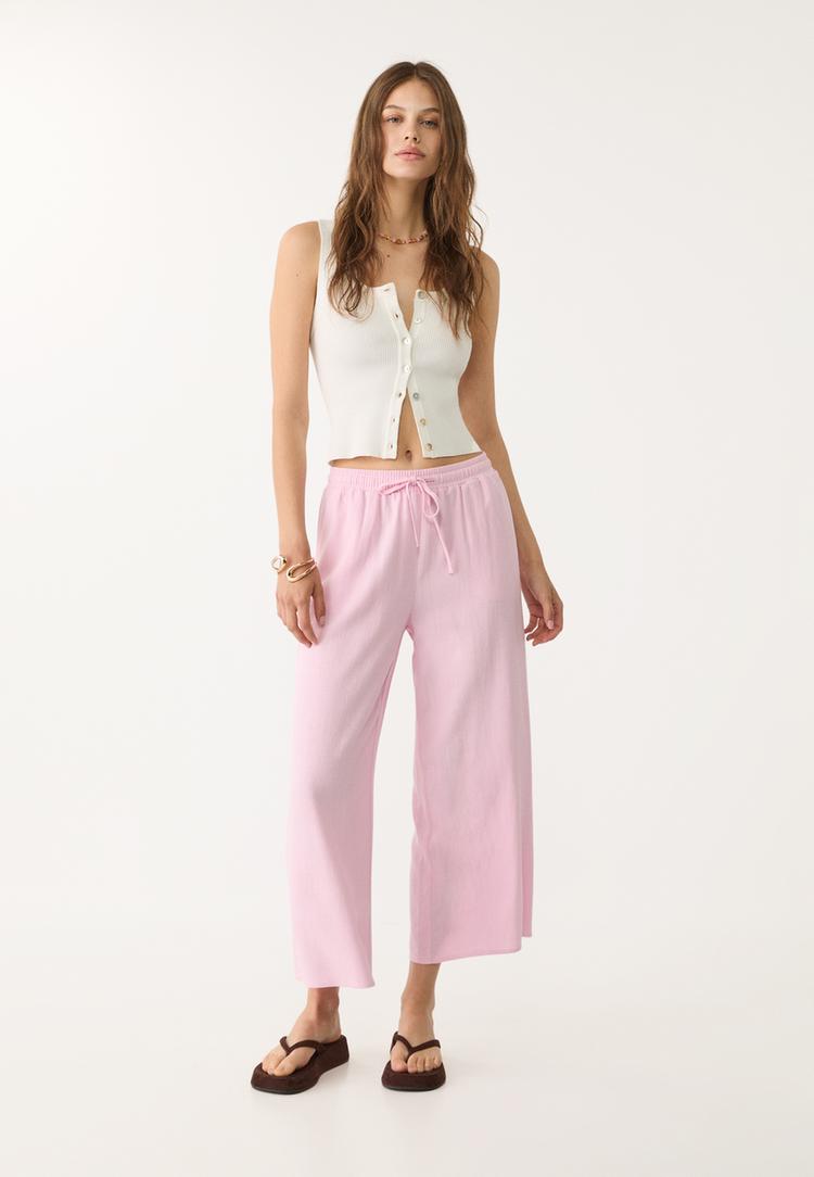 culotte con lino