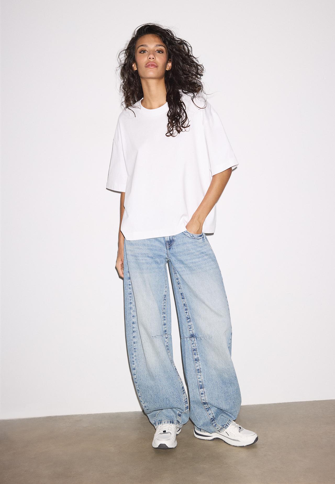 Oversize short sleeve T-shirt — White
