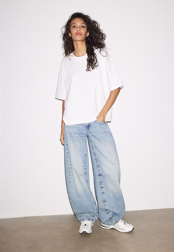 camiseta manga corta oversize