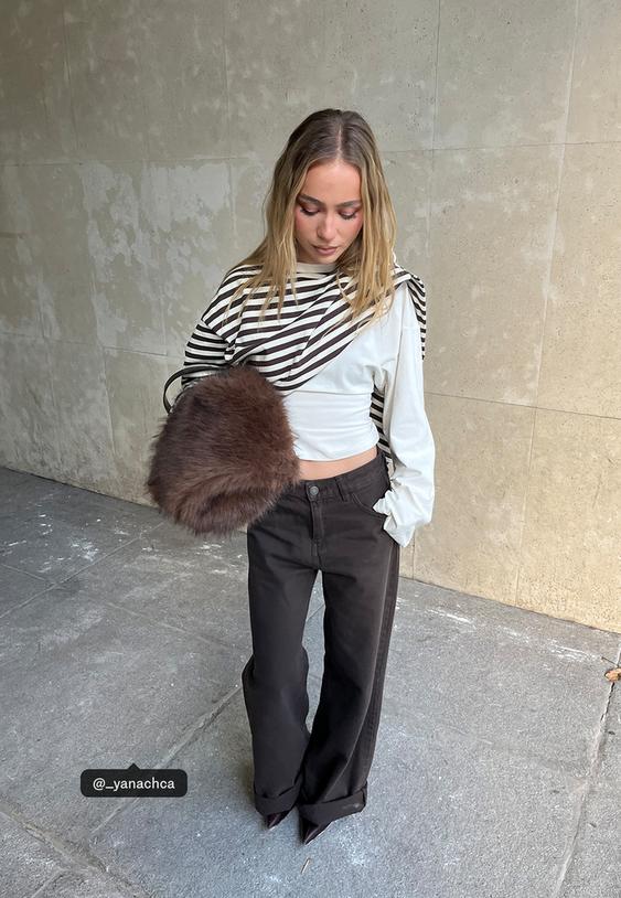 camiseta manga larga rayas