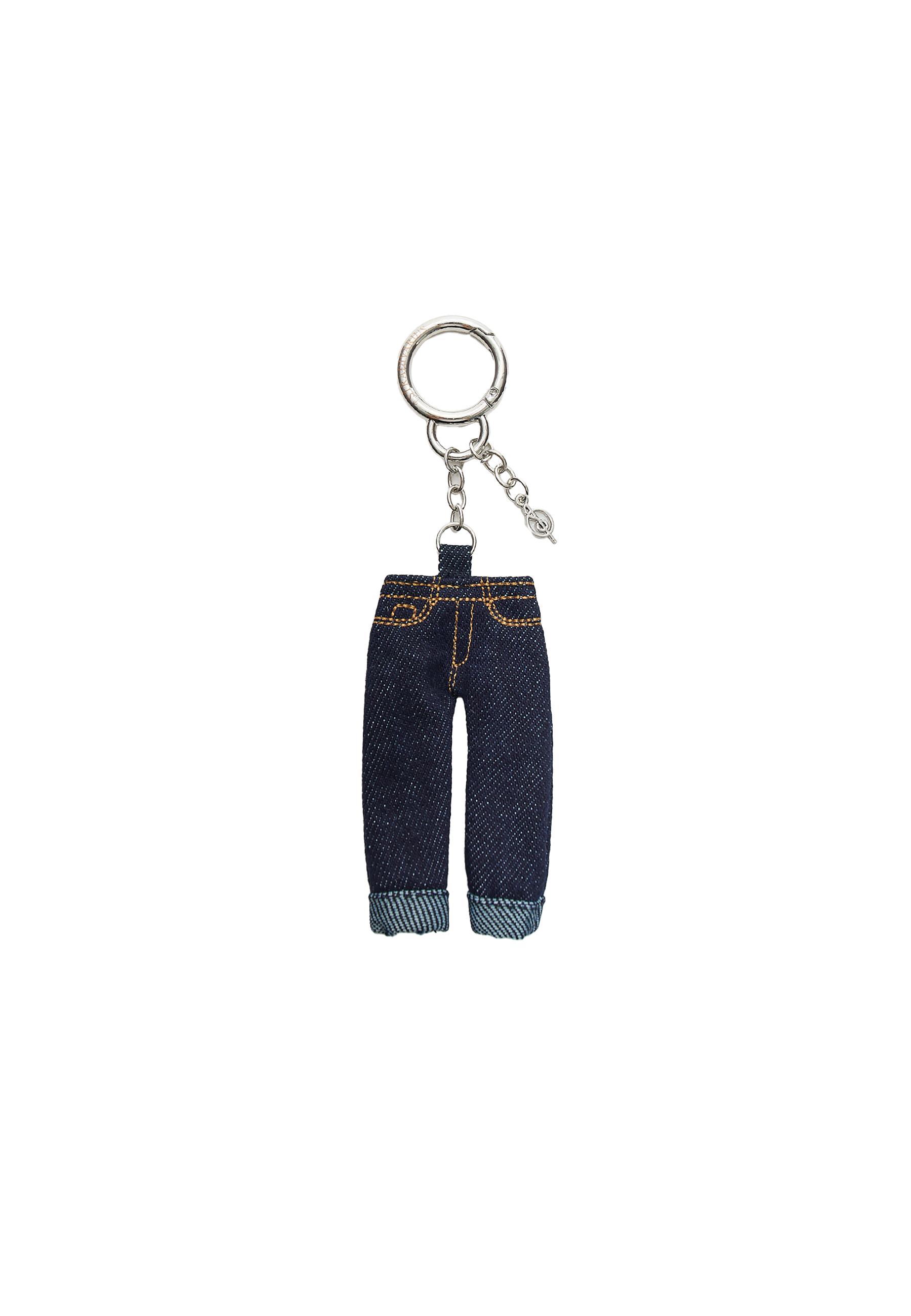 【SATIIIZ】Levin Keyring Cargo Denim Pants D92 jeans charm keyring - Women's fashion | Stradivarius