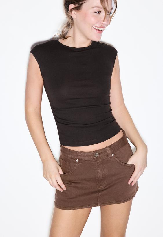 D62 denim şort etek - Görsel 4