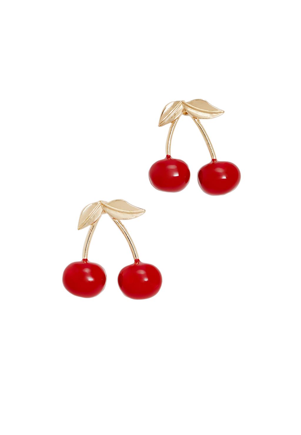 Boucles d’oreilles cerises
