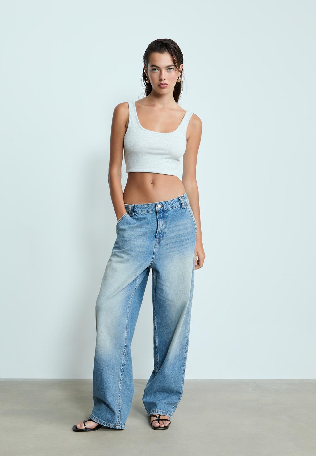 D99 loose wide leg jeans