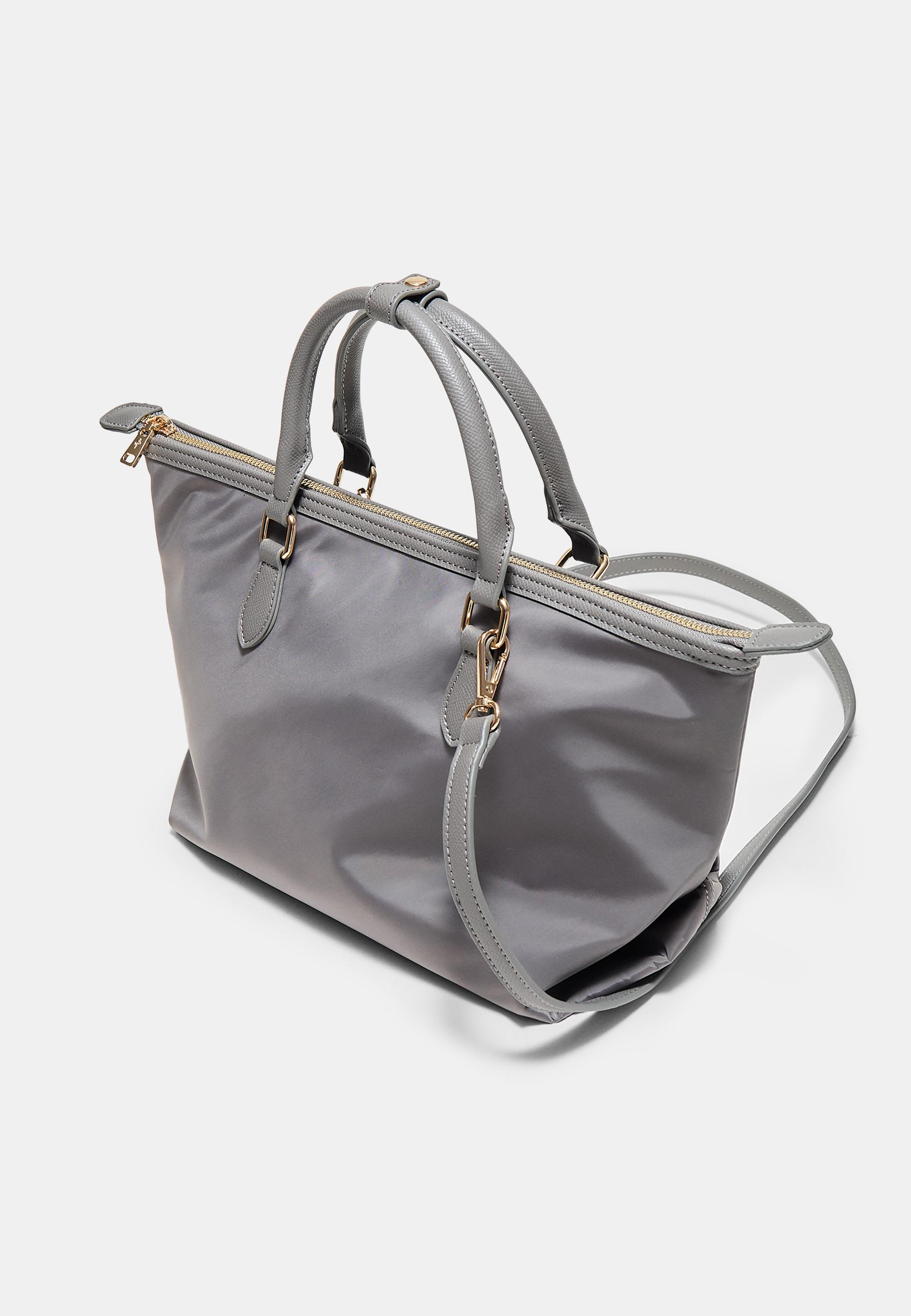 Zipped crossbody bag — Dark grey