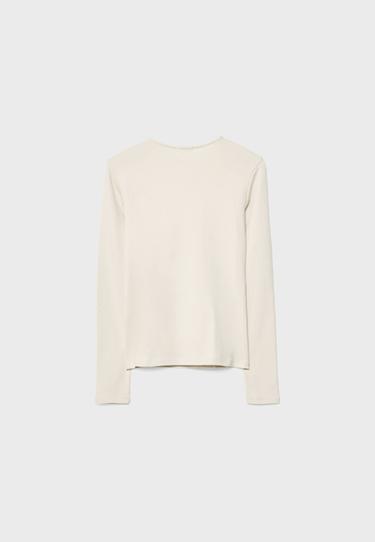 Basic long sleeve T-shirt — Stone 8