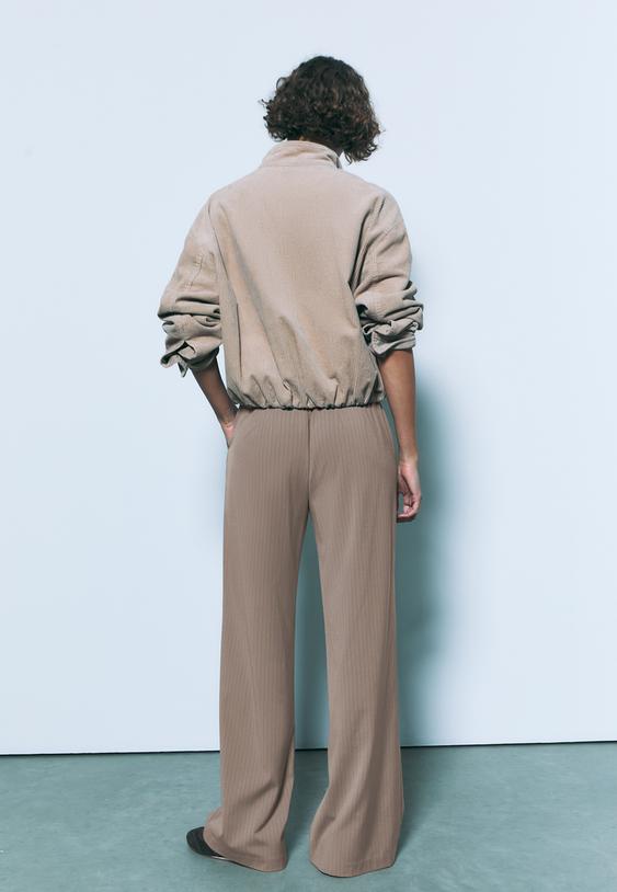 pantaloni eleganti gamba larga