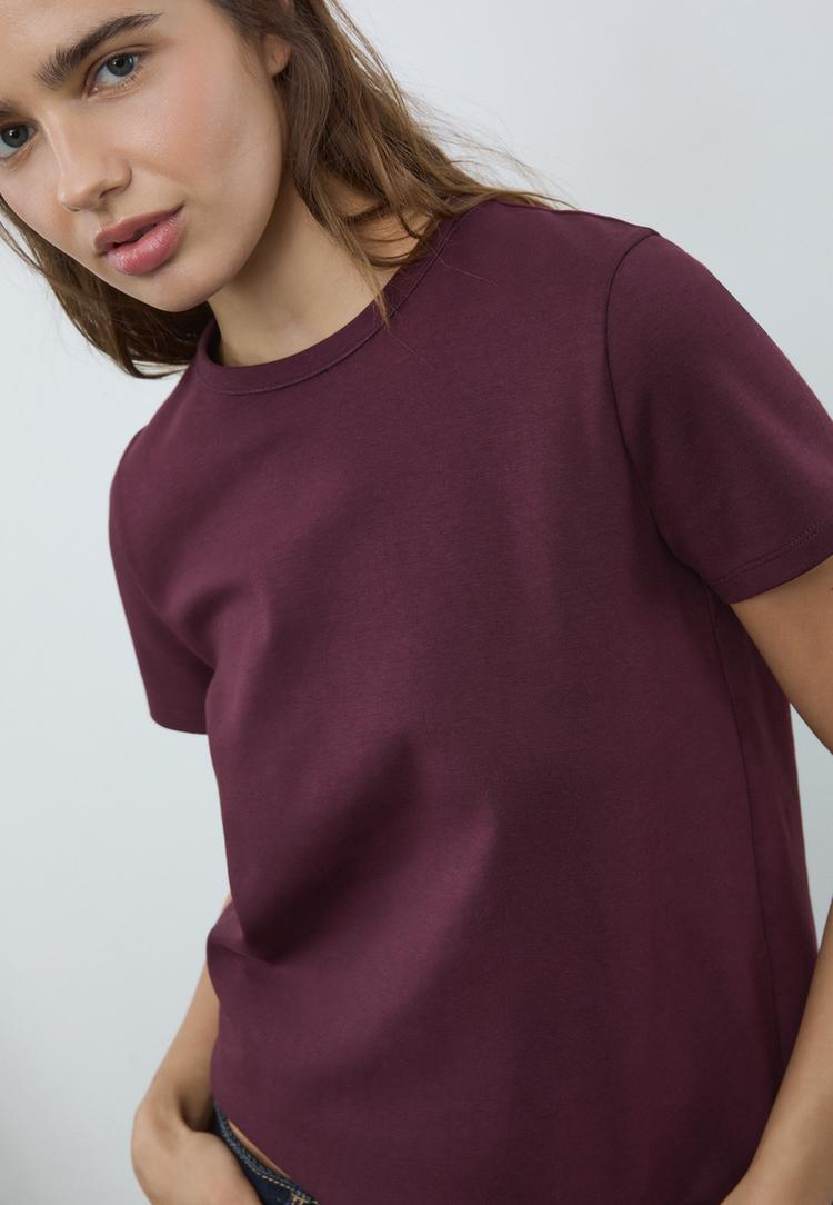 t shirt basic regular al tatto morbido