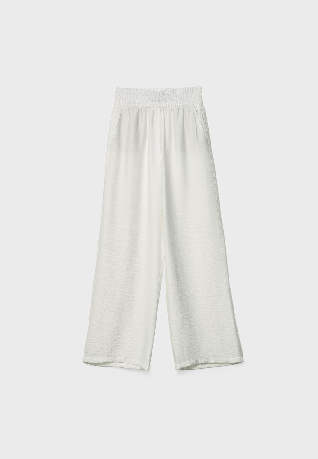 Pantalón palazzo cintura ancha