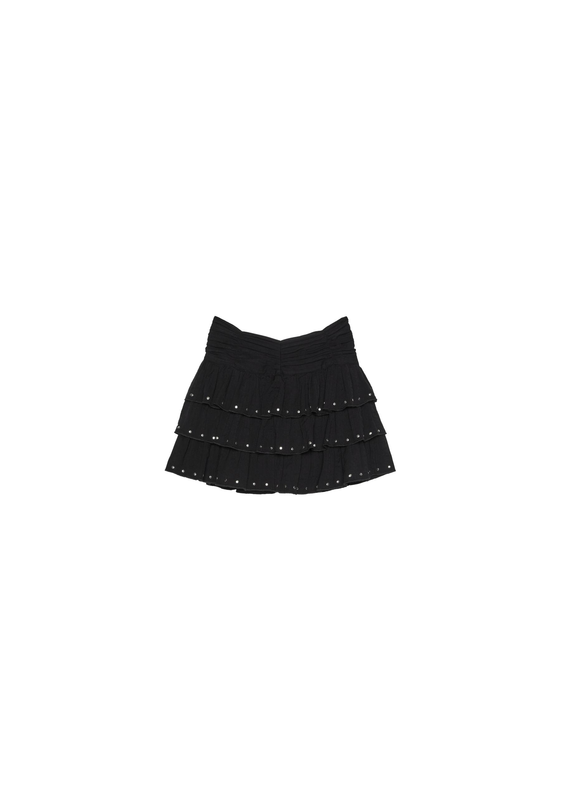 Studded frill skort