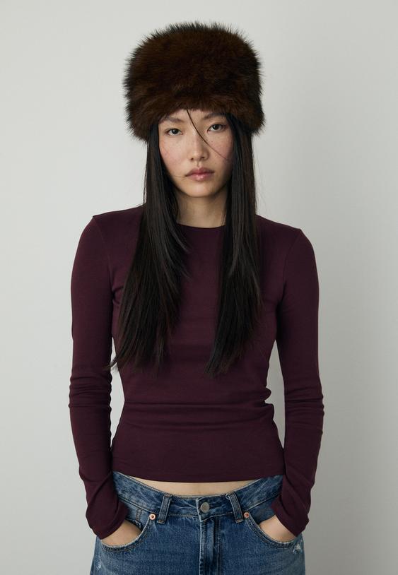 t shirt basica de manga comprida