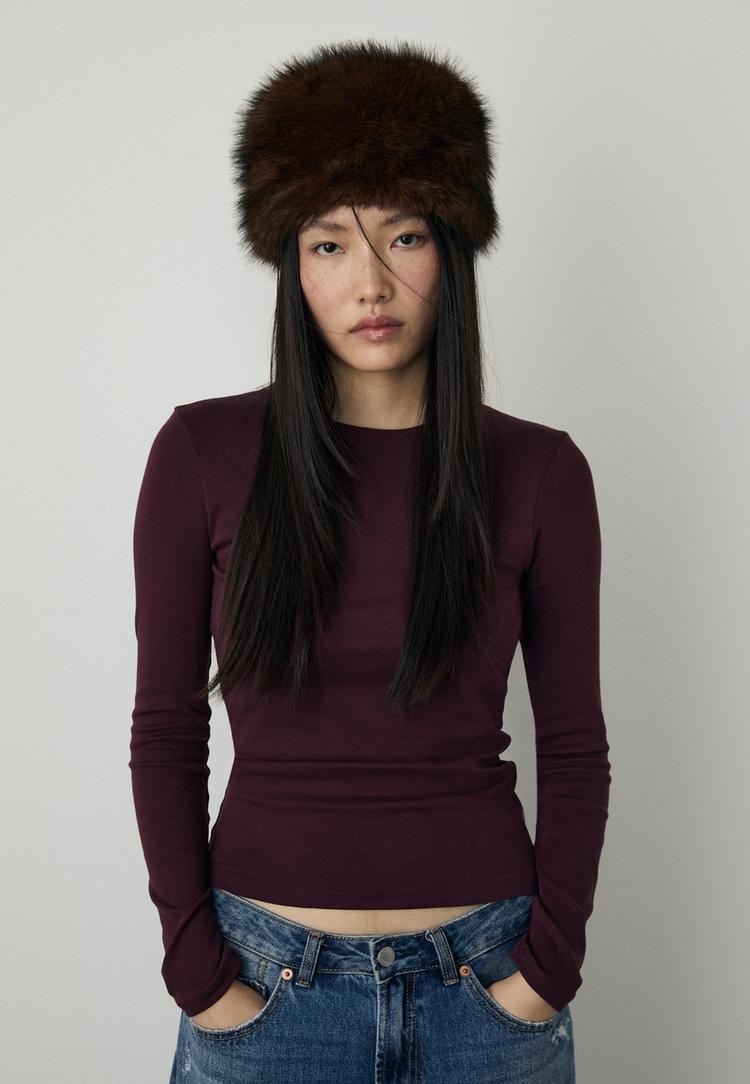 basic uzun kollu tisort