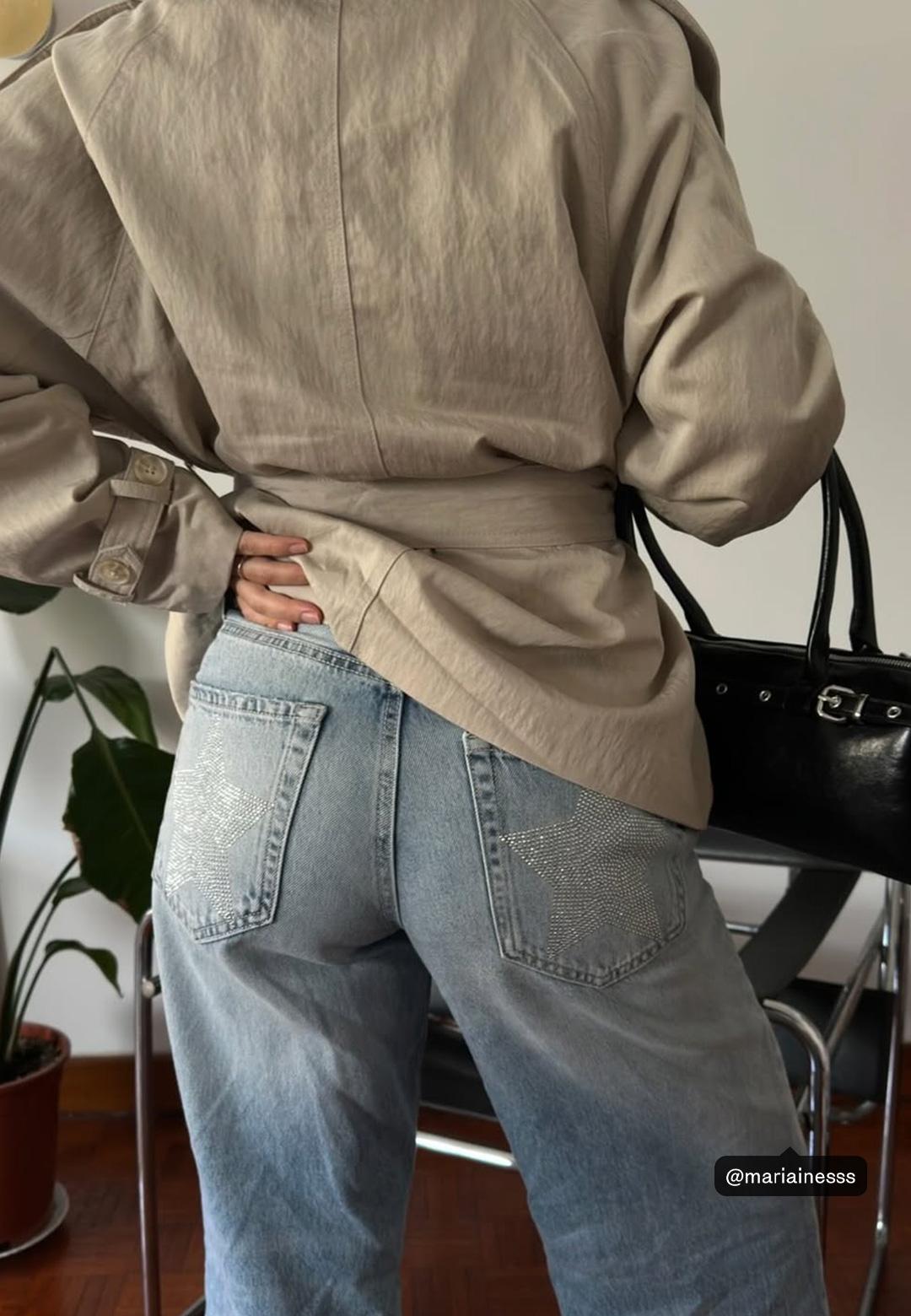 High neck trench — Beige