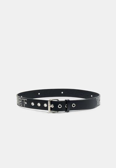 Studded message belt — Black 5
