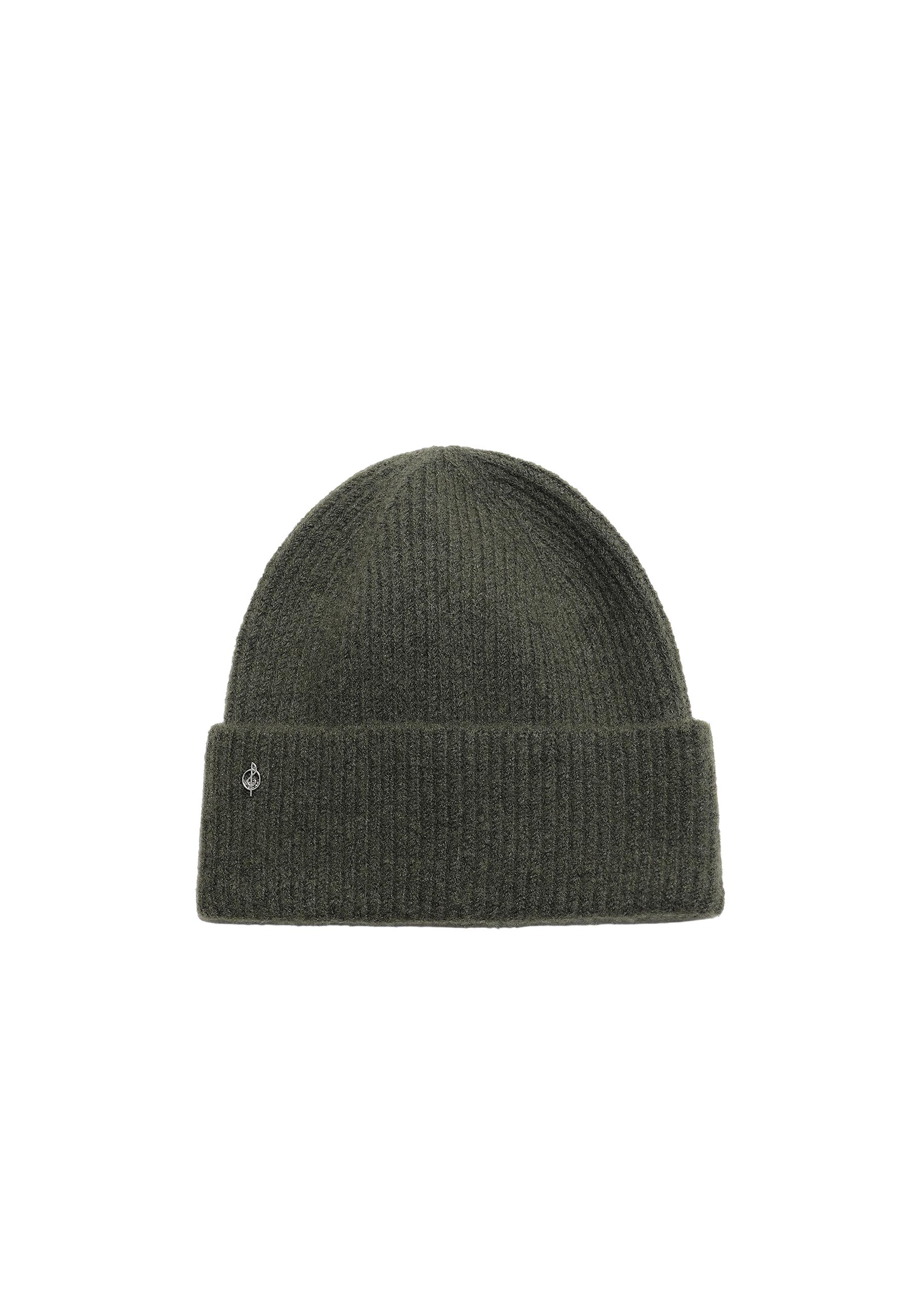Basic knit hat — Khaki
