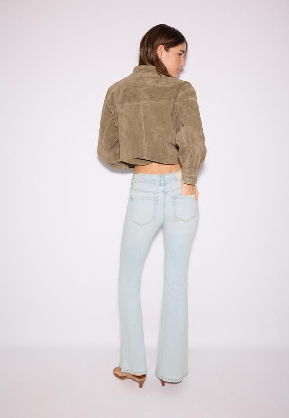 Дънки С Ниска Талия И Джобове С Шевове