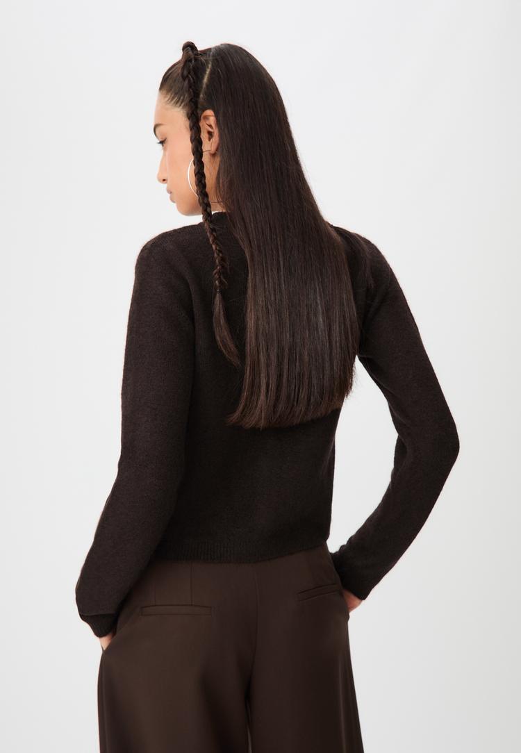 knopfstrickjacke