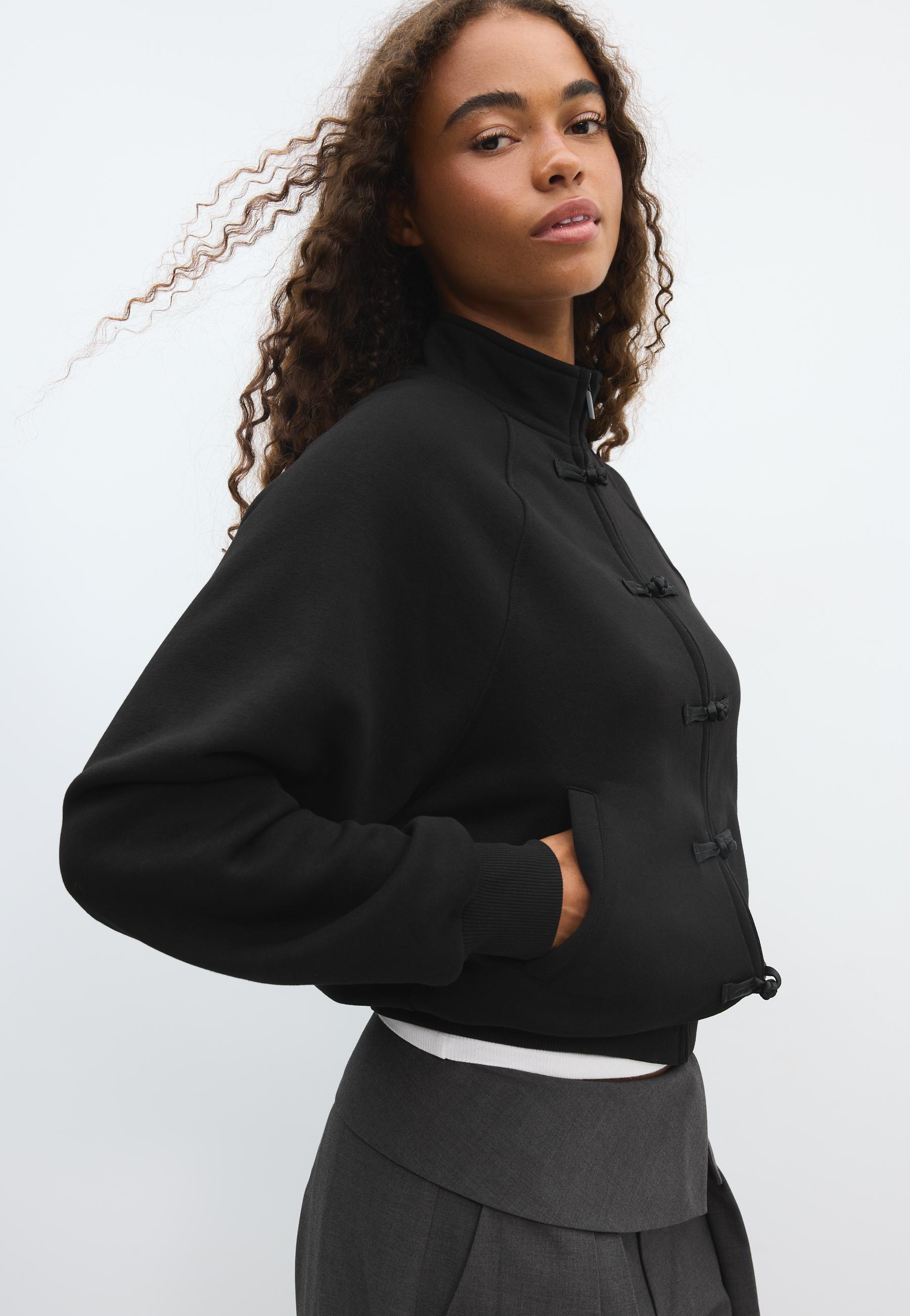 Toggle sweatshirt — Black