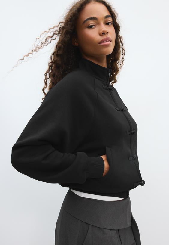 toggle sweatshirt