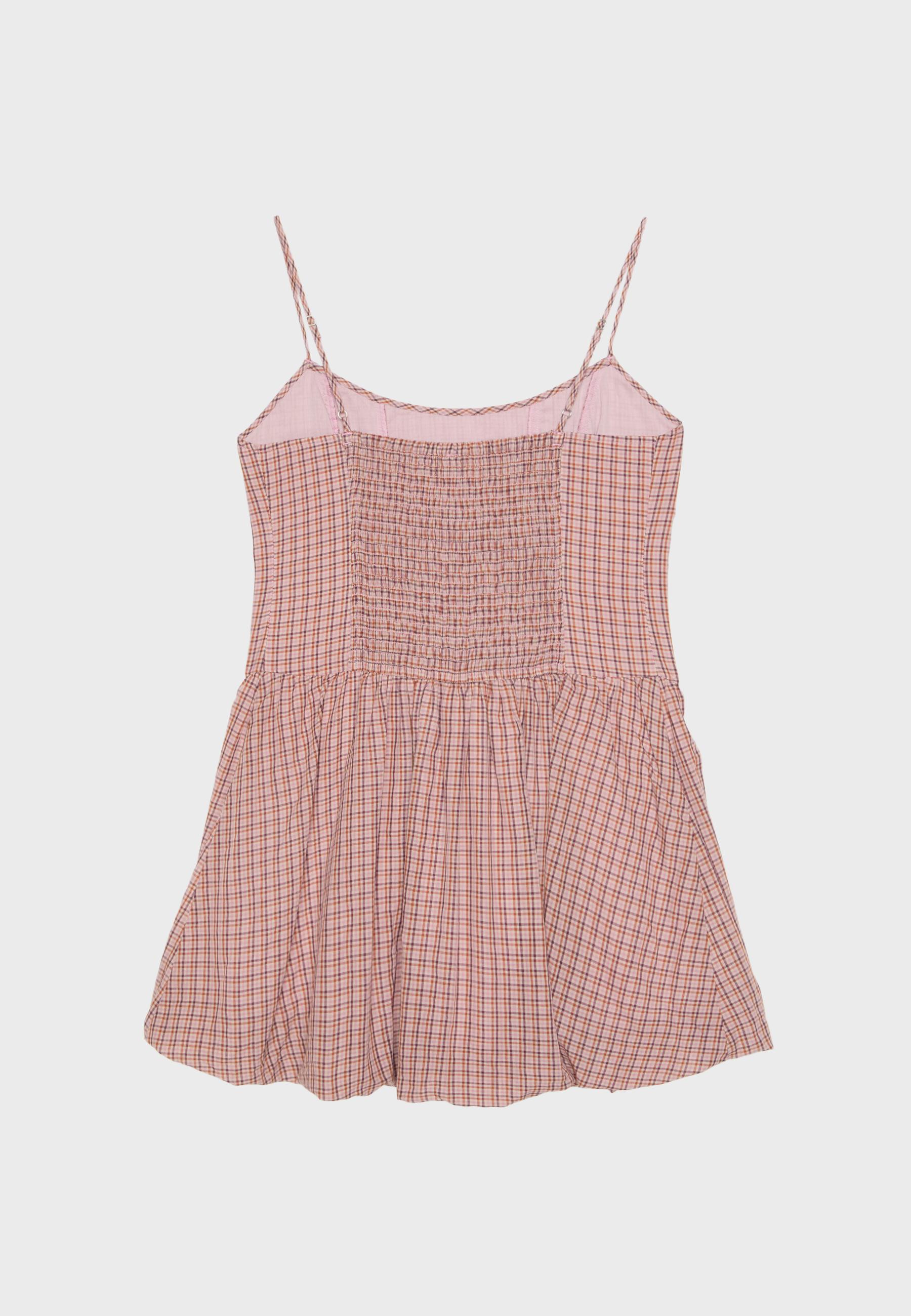 Short strappy balloon dress