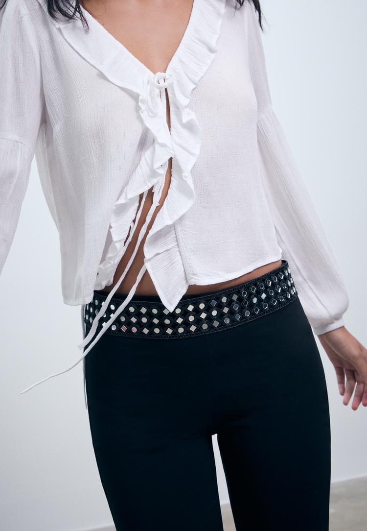 belt with mirrors