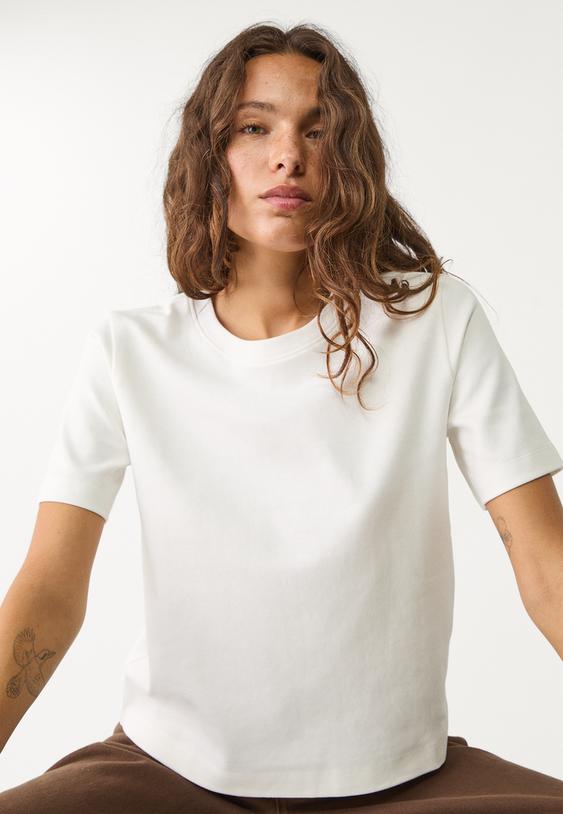 tshirt basica regular fit heavy weight