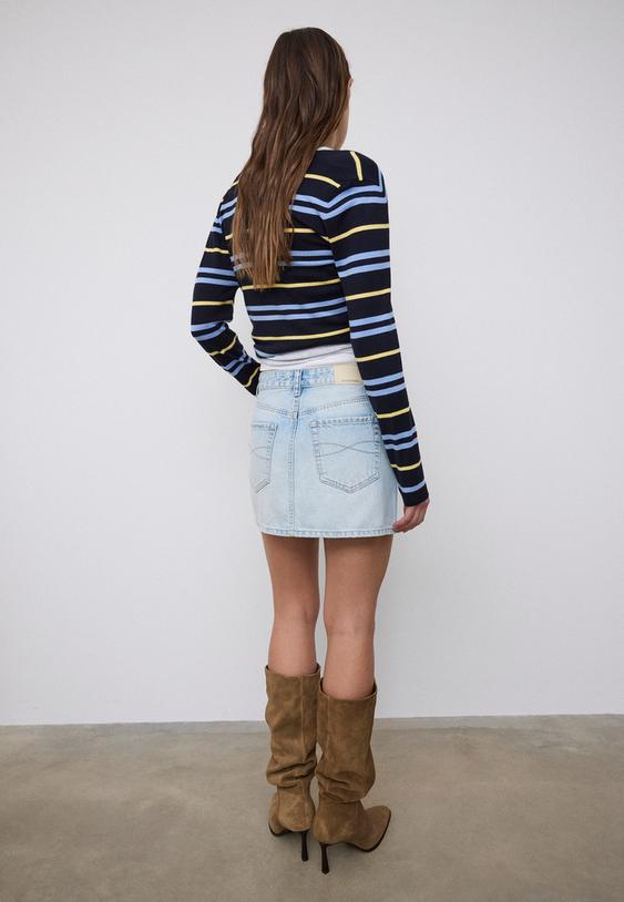 d60 falda mini denim