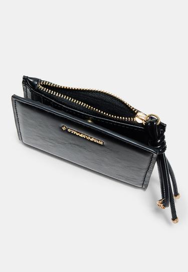 Purse with zip pull detail — Black 2