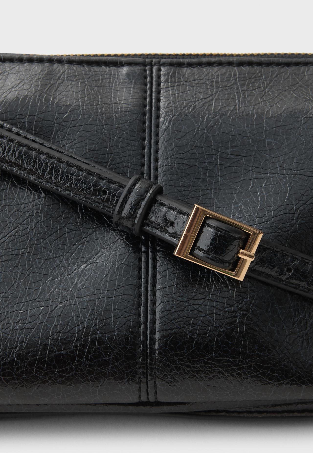 Retro crossbody bag — Black