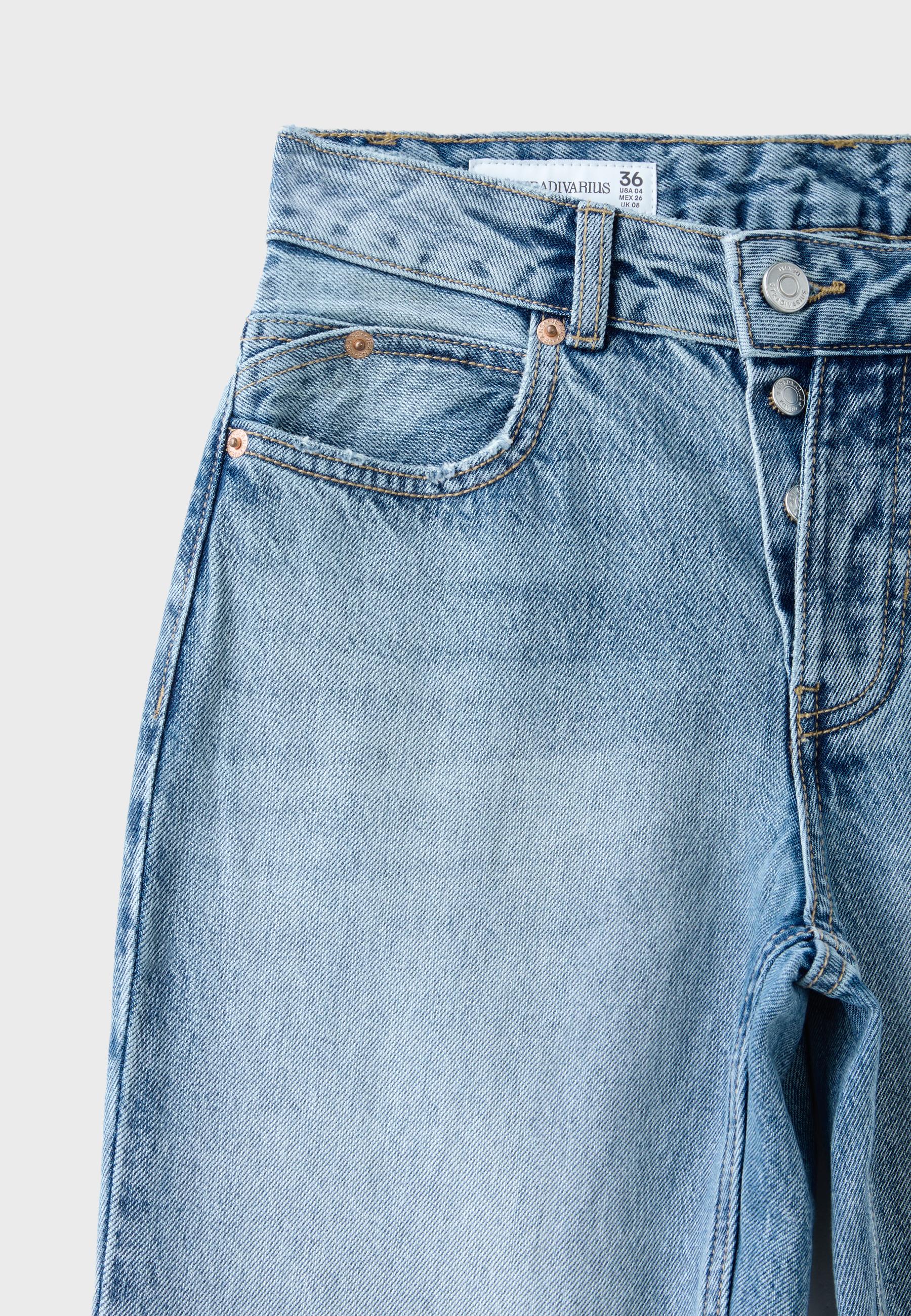 Slim straight fit jeans — MEDIUM BLUE DENIM
