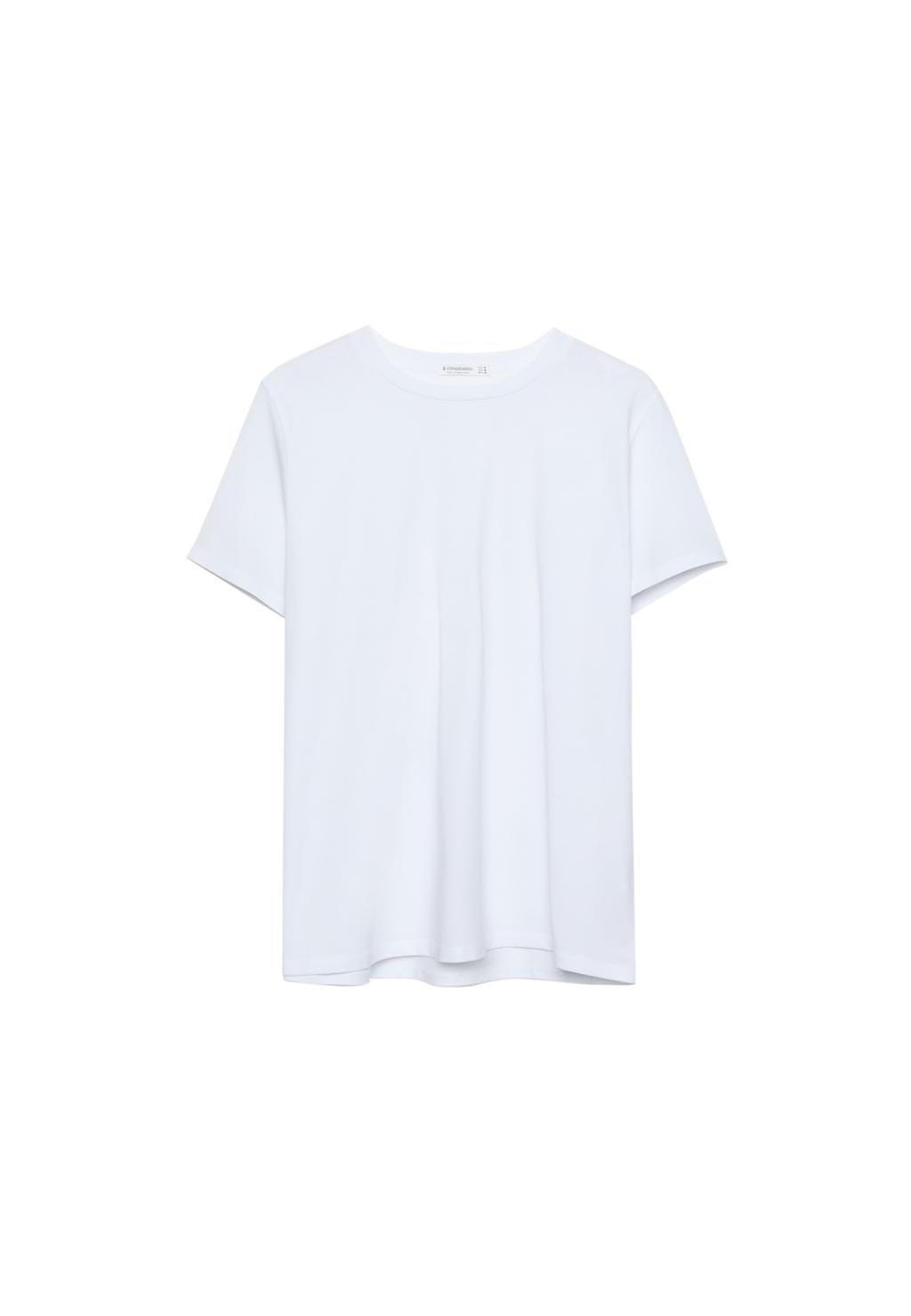 Camiseta básica regular fit cuello redondo