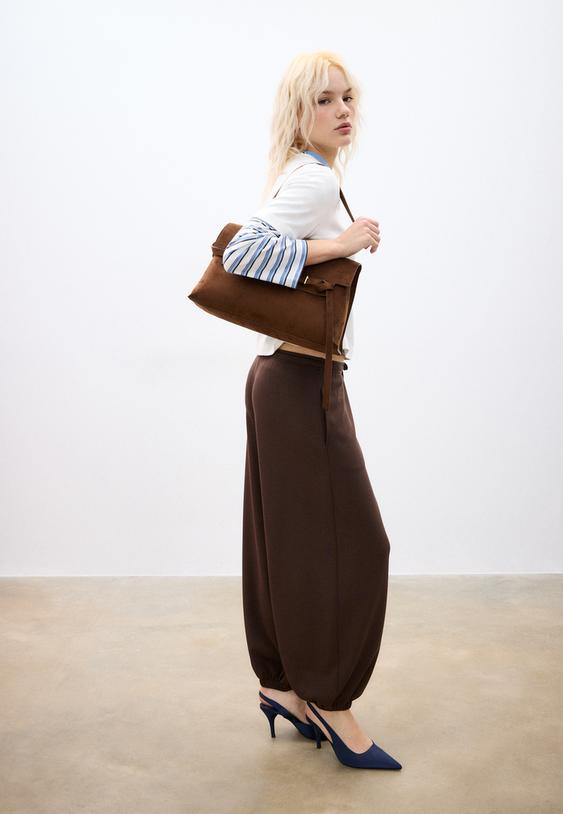 Ženska Torba Za Rame S Metalnim Zatvaračem