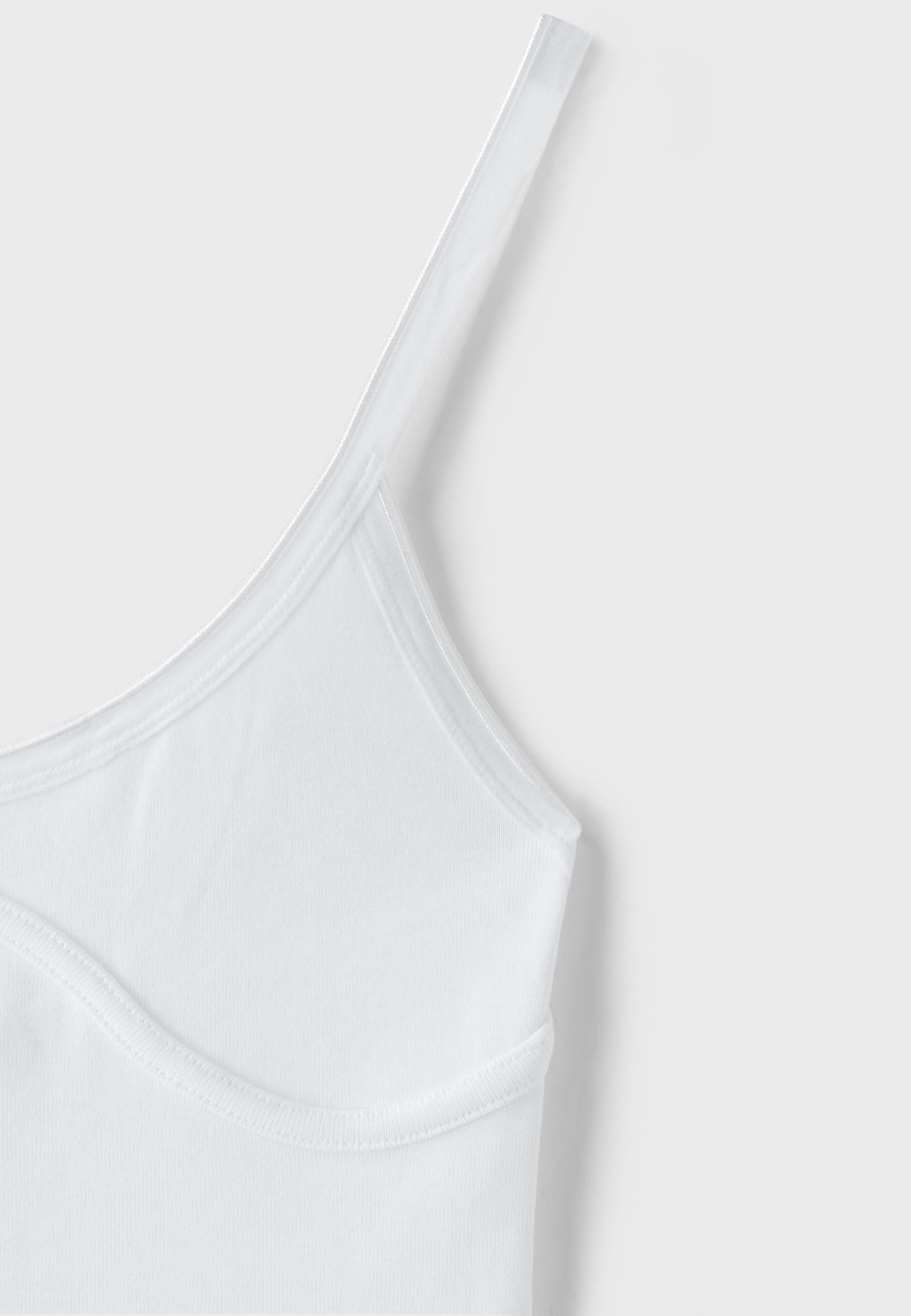 Ribbed corset-detail bodysuit — Ecru