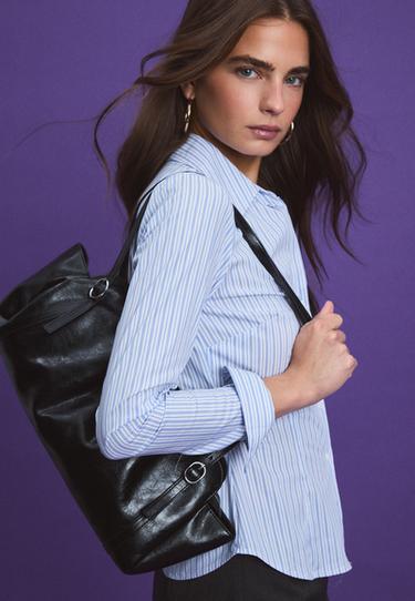 Buckle shoulder bag — Black 4