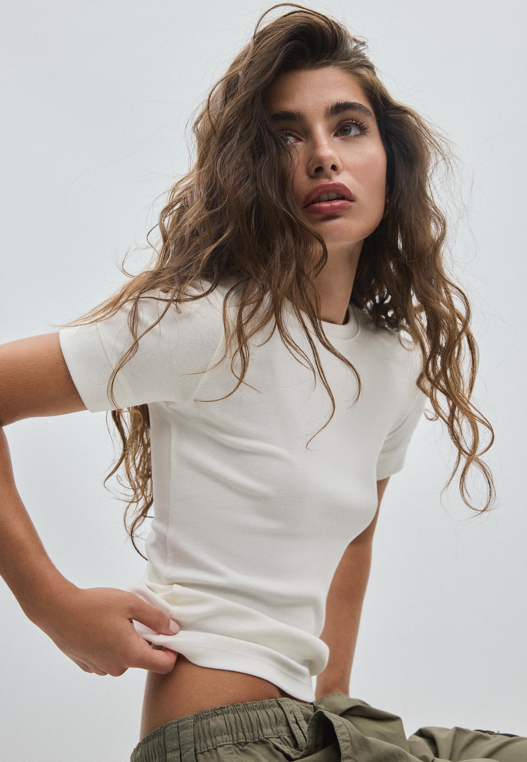 Basic short sleeve T-shirt — White