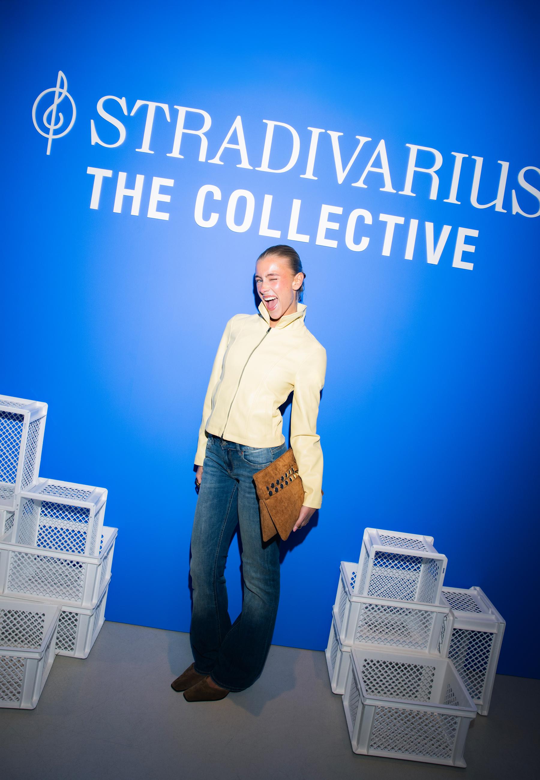 Stradivarius D74 esnek çan paça yırtmaçlı jean