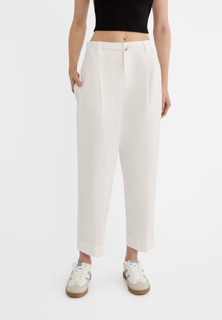 pantalon carrot pinzas