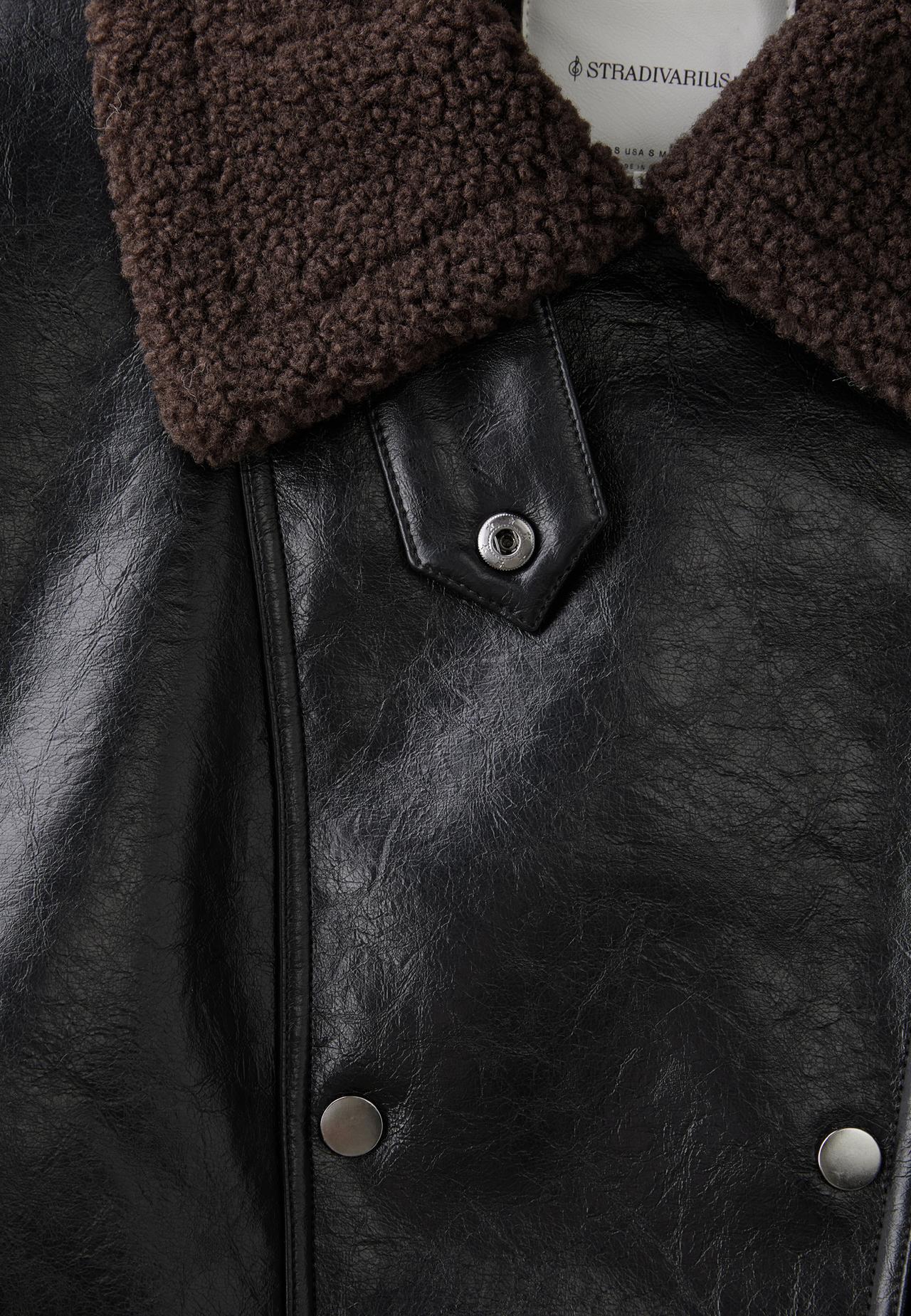 Double-faced jacket — Black