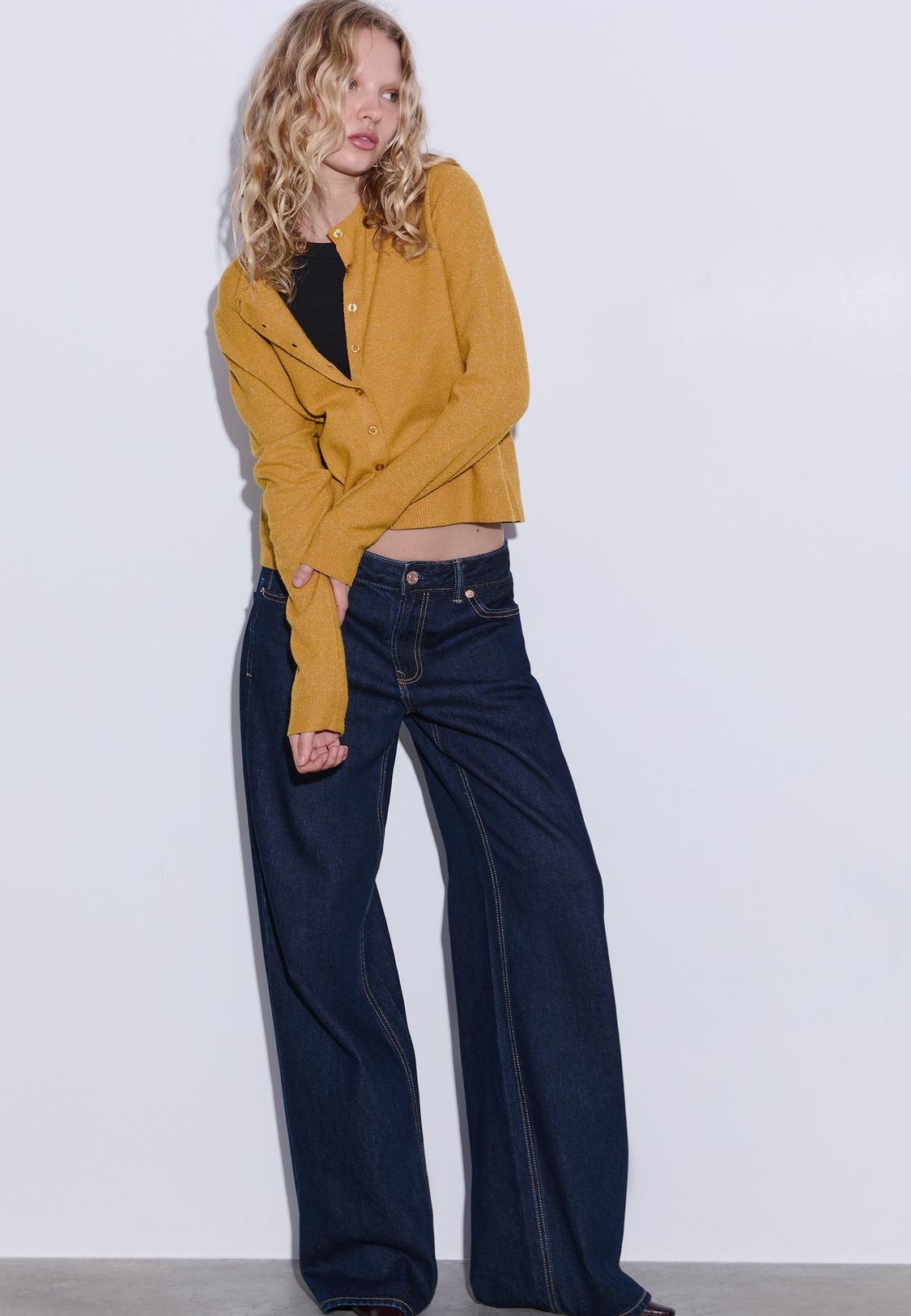 Strickjacke mit Knöpfen und weichem Griff Mode für Damen