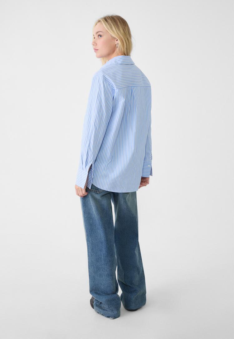 camisa popelin rayas